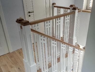 Декоративная отделка бетонной лестницы