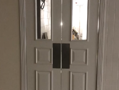 Распашные маятниковые двери из МДФ