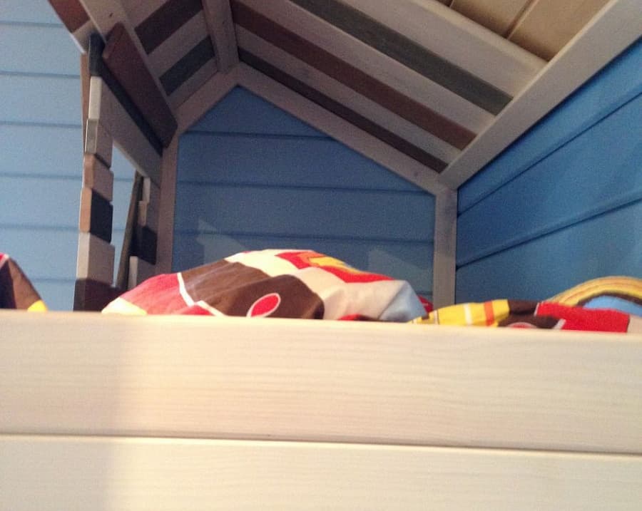 Деревянная детская двухъярусная кровать Еврострой